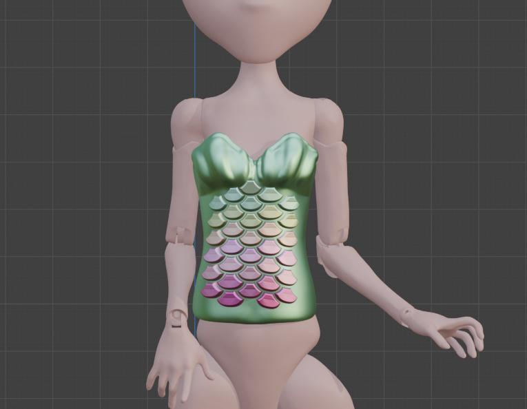 Alice Madness Returns Siren corset Monster High g1 size