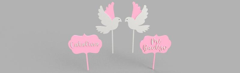 Toppers de Bautizo