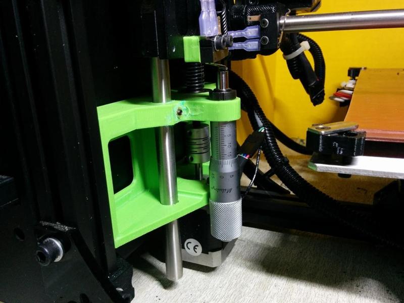 Z Axis Micrometer Endstop for Taz 4/5