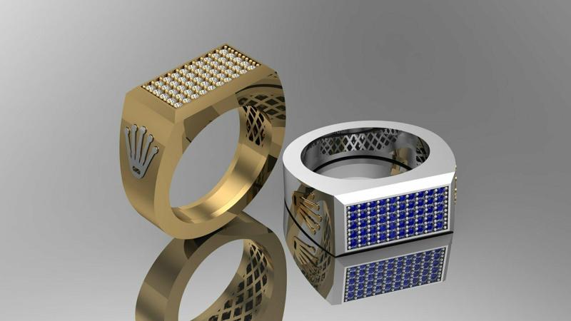 rolex ring for fancy type OF MAN