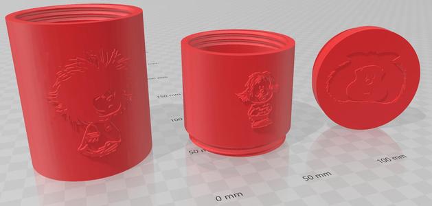 Yerbera Mafalda disheveled