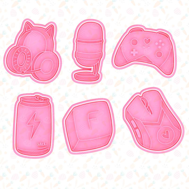 Streamers cookie cutter set of 6