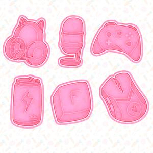 Streamers cookie cutter set of 6