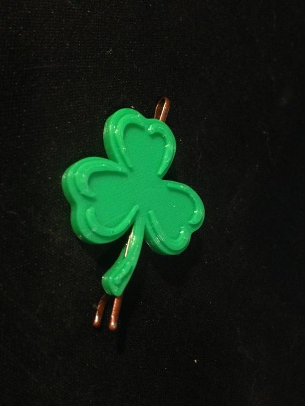 Shamrock Bobby Pin