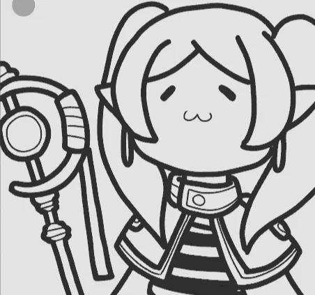 Frieren adorable expression pacifier pendant