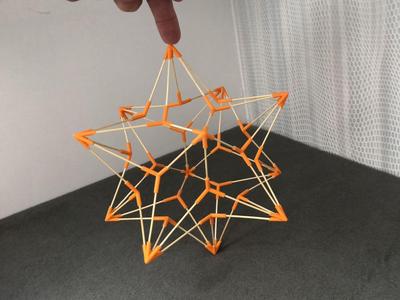 Small stellated dodecahedron with Toothpicks