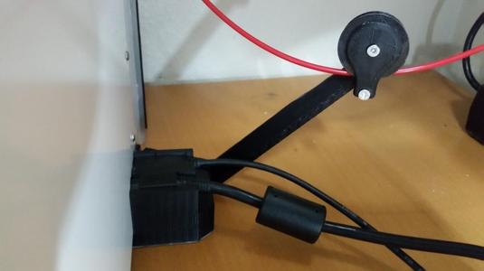 Ultimaker2 plug support and filament guide