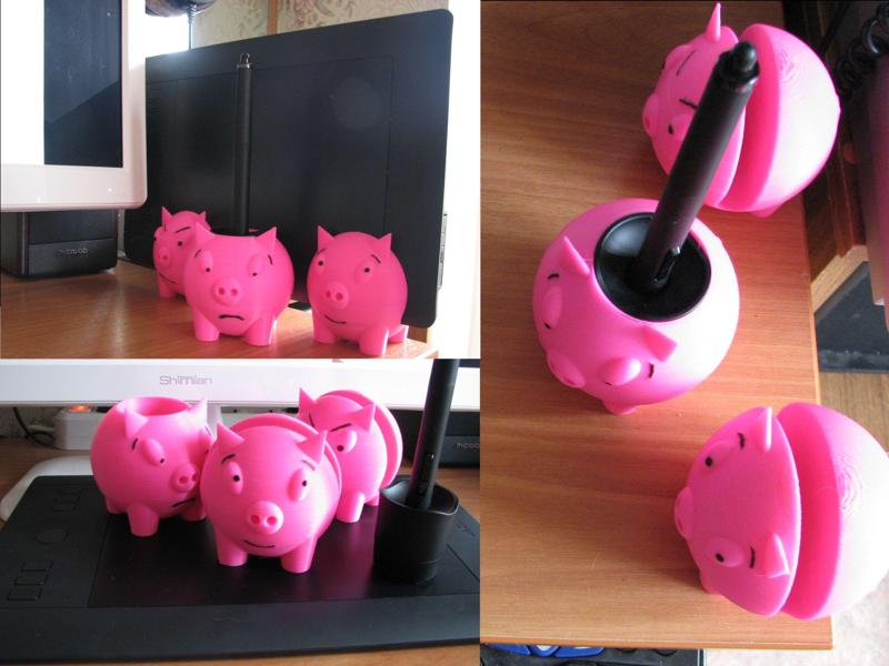 Wacom Intuos Pro stand "Three piggies"