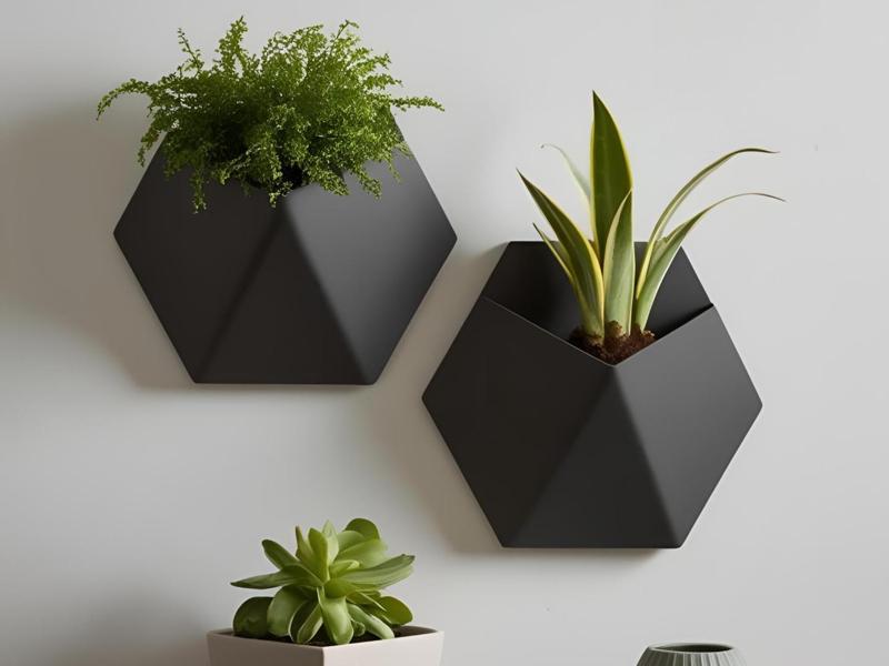 Wall-Mounted Minimalist Plant Pot "Stealth"