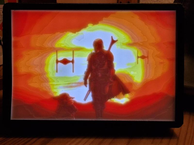 Litophane - Star Wars Madalorian