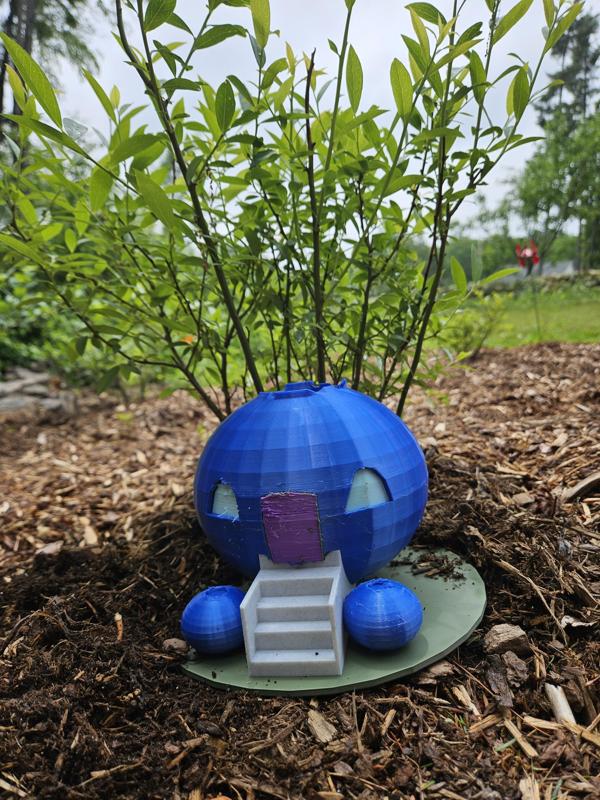 Blueberry Fairy Garden House STL