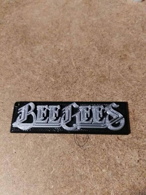 bee gees keychain