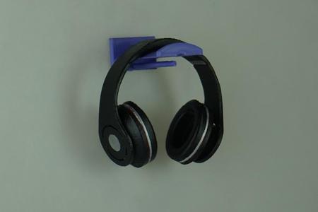 headphone mount with cable holder