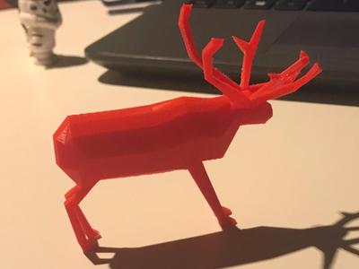 Low-Poly Rentier