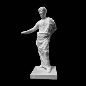 Middle-aged man at The British Museum, London