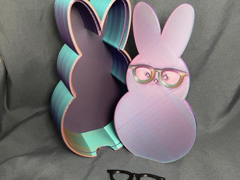 Marshmallow Peep Bunny Box Easter Storage & Decor