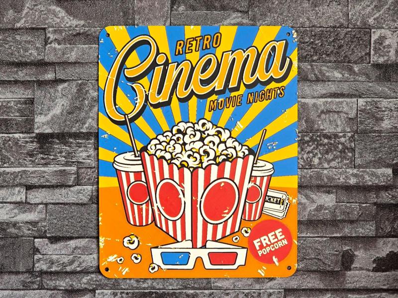 Hueforge Cinema Vintage Pop Corn Free