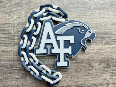 Air Force Falcons Logo Oversized Necklace, Pendant Chain