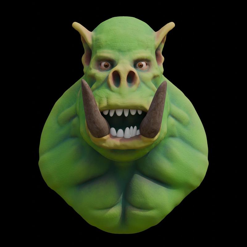 Orc bust