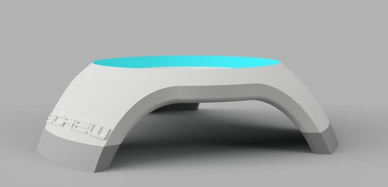 Vide poche design futuriste