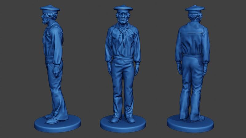 American Sailor Civil War Union Attention3 ACWUS1