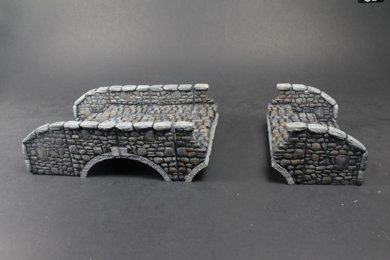 OpenLOCK Stone Bridge (Set 3) Broken Bridge