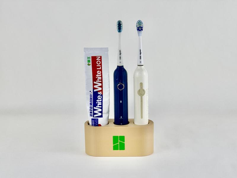 Toothbrush and Toothpaste Holder