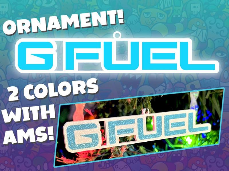 G FUEL Energy Christmas Ornament