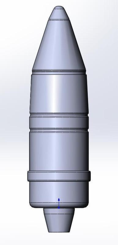 45mm APCBC Dummy for Soviet 45mm 20K cannons