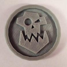 40mm X 4mm Token - Marker of Orc 40K Bits