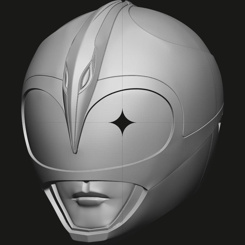 rubik's cube 2x2x2 Pink Ranger Head