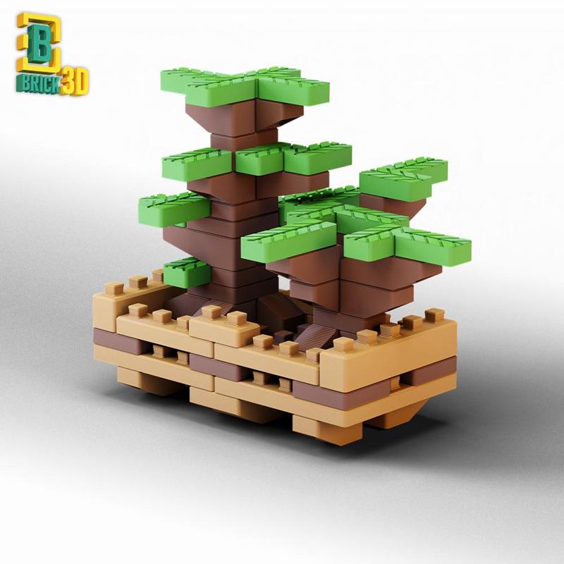Plant Pot - Brick3D set