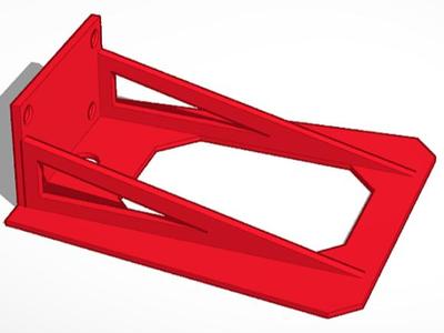 Lautsprecherhalterung mit Kabeldurchführung