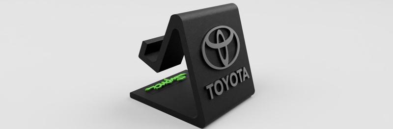 Cell Phone Holder + Keychain (TOYOTA+Supra)