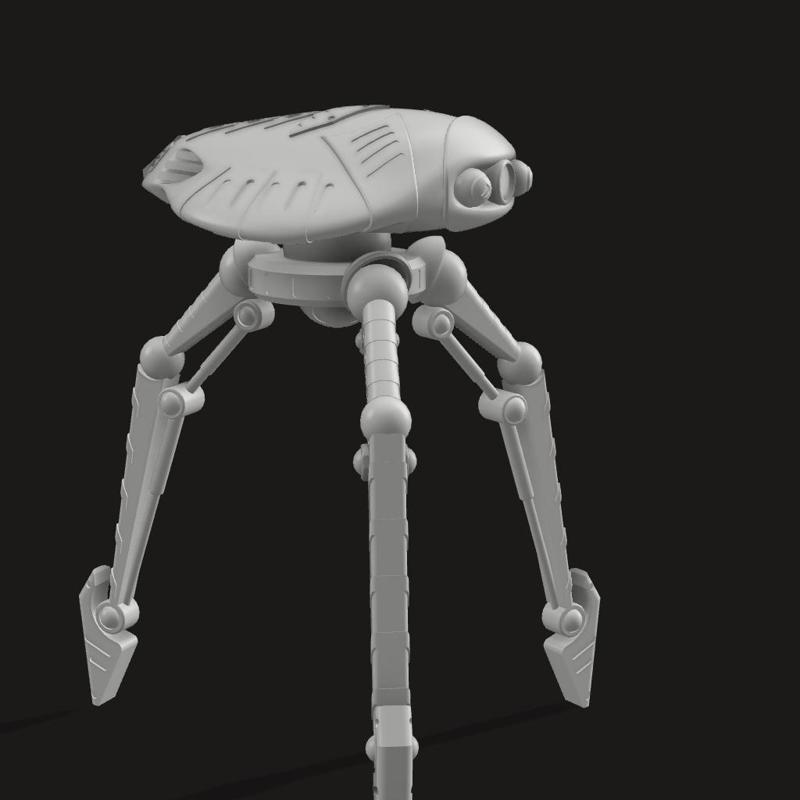War of the weird  Alien Tripod walker