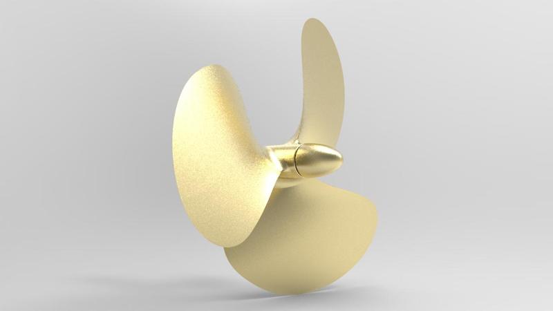 NURBS 3 BLADE PROPELLER