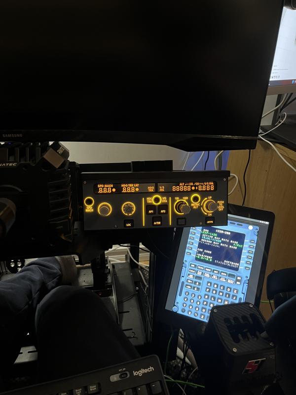 Winwing Airbus FCU Mount / Fanatec CSL DD 