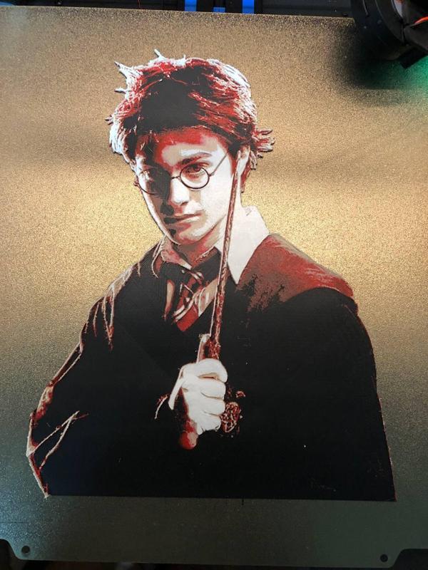 Harry Potter 3d Painting con Hueforce