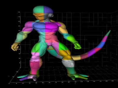 Life-Size Golden Frieza 3D Model 