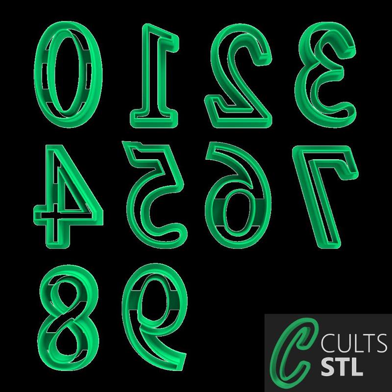 CORTADORES NÚMEROS - 4cm