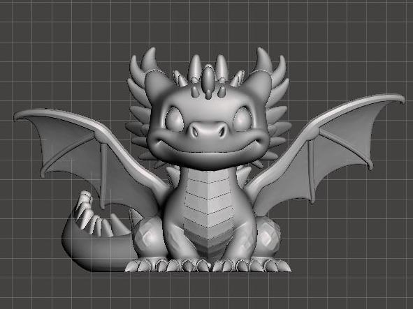 Happy Baby Dragon - Seated