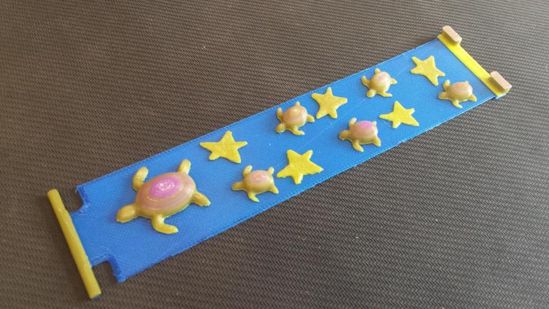 Flexible Filament Turtle Bracelet