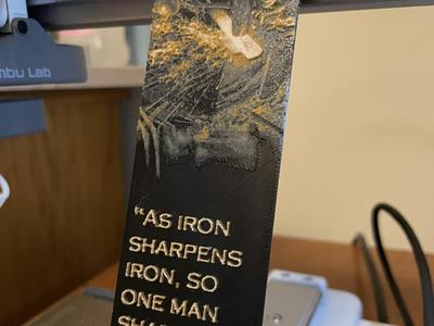 Iron Sharpens Iron Bookmark