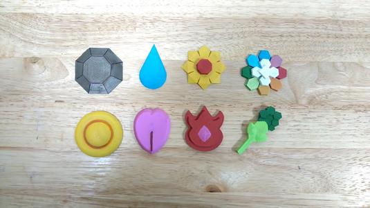 Pokemon Kanto Gym Badges