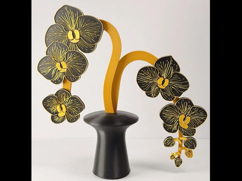 Immortal Flower Phalaenopsis Desktop Ornament Home Decor