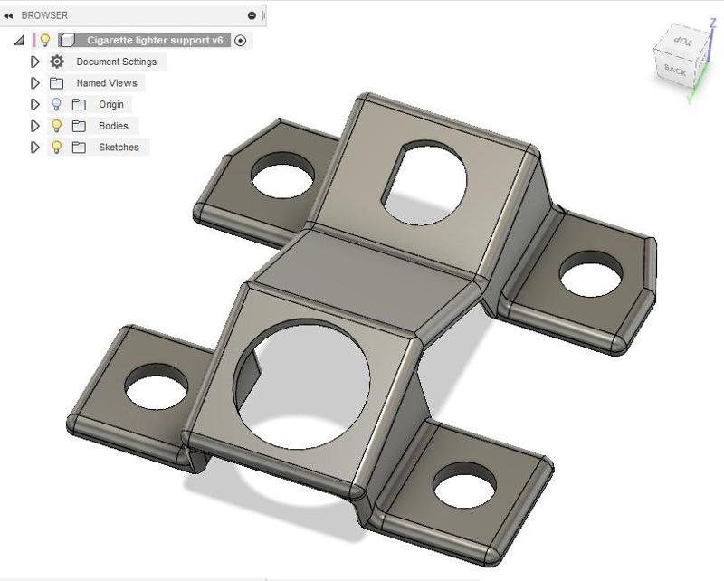 240z / Fairlady Z Dash Switch & Lighter support frame