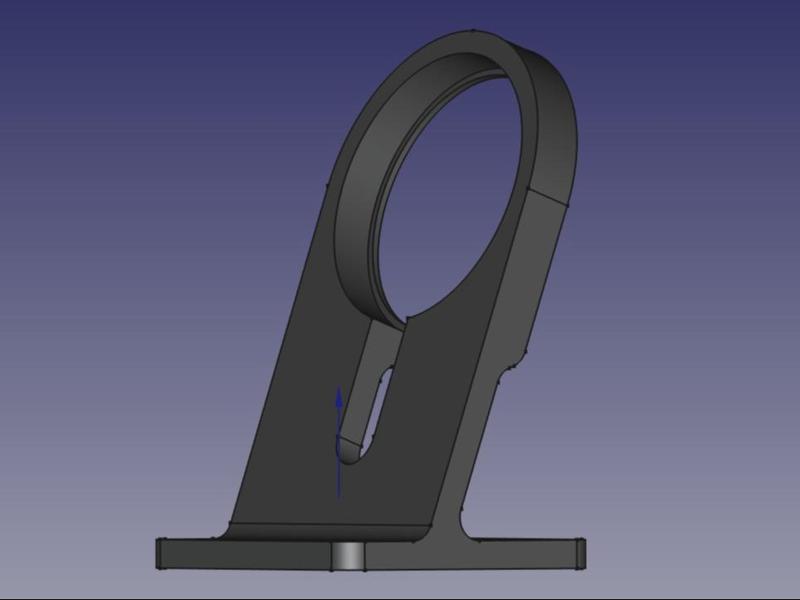 Streamlined Magnetic Phone Stand - Designed for 60mm Diameter, 8-10mm Thick Split Magnetic Modules