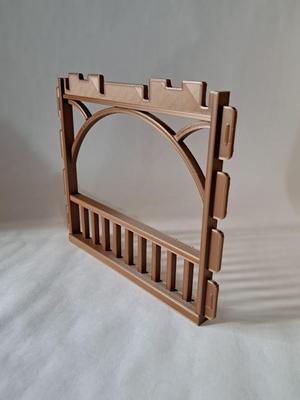 Custom Open Frame Wall for Playmobil, steck system