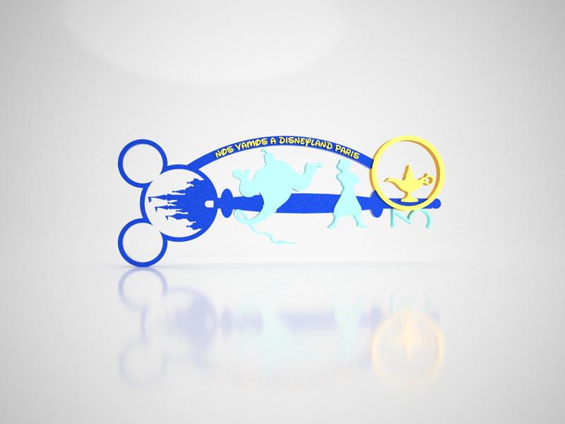 DISNEY KEY - Aladdin & Genie