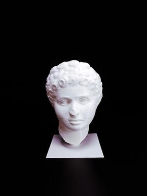 Marble portrait of a young girl